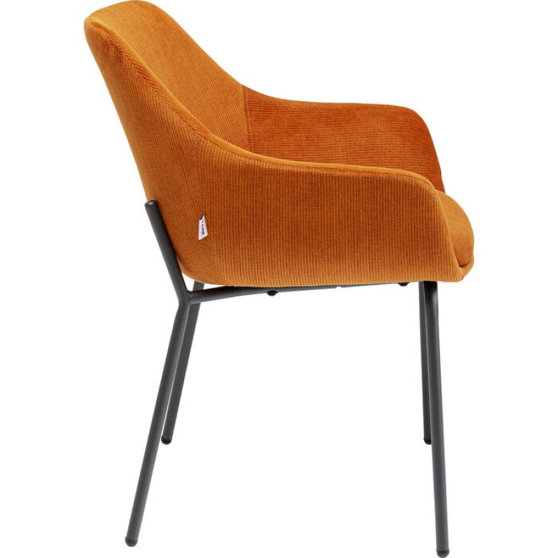 RAVELLO Chair with Armrest Avignon Orange